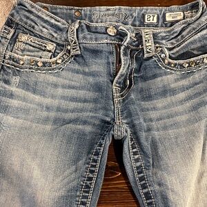 Miss Me Studded Light Blue Jeans